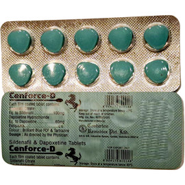 Viagra Sildenafil 100 mg + Dapoxetine 60 mg (Cenforce D / xforce D)